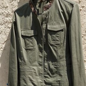 Apt 9 Green Shirt.. Jacket Size S